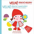 Velké pěnové samolepky O Červené karkulce / Veľké penové nálepky Červená Čiapočka