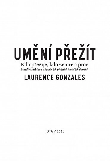 Náhled Umění přežít