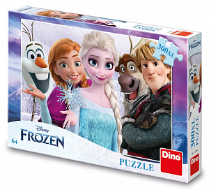 Puzzle Frozen: Dobrodružství 300 XL dílků