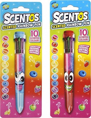 Vícebarevná propiska Scentos duhová