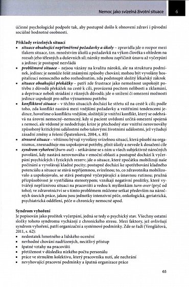 Náhled Zdravotnická psychologie