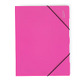 Sloha PP s gumou A4 neprůhledná magenta