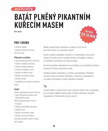 Náhled Moje healthy recepty – 80 fit receptů a efektivní cvičení pro vypracované tělo