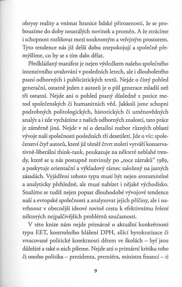 Náhled Manifest čtyř - Program pro přátele svobody