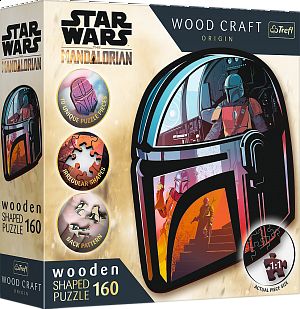 Puzzle Wood Craft Origin The Mandalorian 160 dílků