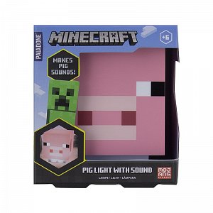Minecraft Prasátko - Dekorativní lampa