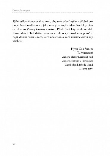 Náhled Zenový kompas