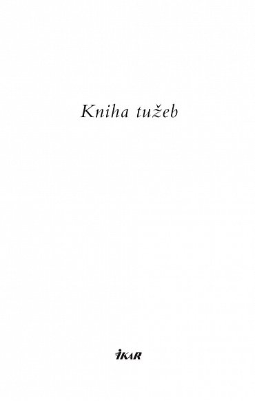 Náhled Kniha tužeb