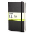 Zápisník Moleskine - tvrdé desky, S, čistý - černý