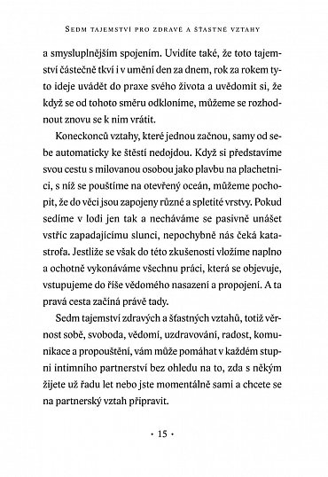 Náhled Sedm tajemství pro zdravé a šťastné vztahy