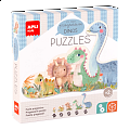 APLI edukační puzzle - My First Dinos, 15 ks, 2+