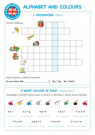 Náhled Angličtina PE-XE-SO 1. Abeceda a barvy / Krabicová hra