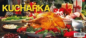 Kalendář 2026 Kuchařka, stolní, 29,7 x 13,8 cm
