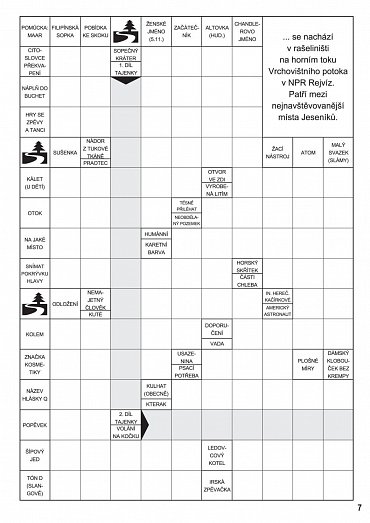 Náhled Kniha křížovek – Výletní místa naší vlasti