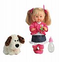 Panenka Nena mluvící 36 cm s pejskem