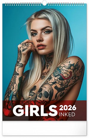 Nástěnný kalendář Inked Girls 2026