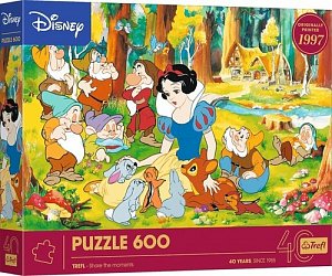 Puzzle Disney Sněhurka a sedm trpaslíků 600 dílků