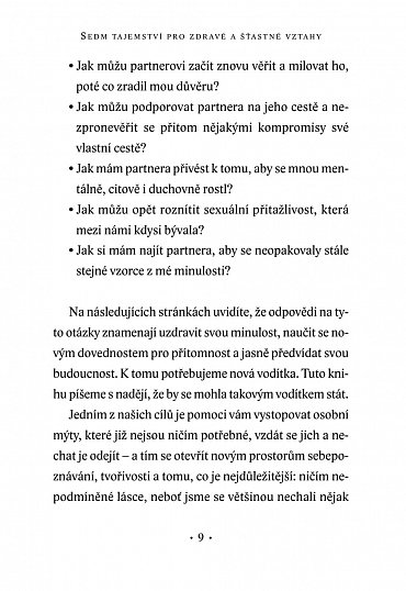 Náhled Sedm tajemství pro zdravé a šťastné vztahy