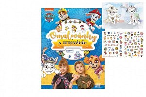 Tlapková patrola - Omalovánky s tetováním
