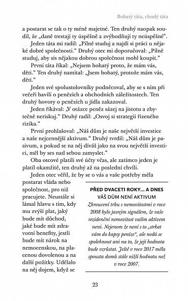 Náhled Bohatý táta, chudý táta, 2.  vydání