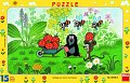 Puzzle deskové Krtek na výletě 15 dílků