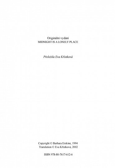 Náhled Půlnoc je osamělé místo