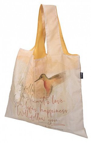 Taška nákupní anglická "You follow" 50x42 cm