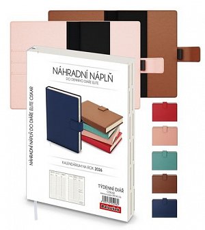 Týdenní diář 2026 Oskar A5 náhradní náplň