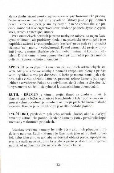 Náhled Drahé kameny na jednotlivé nemoci