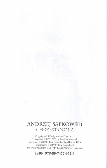 Náhled Zaklínač V - Křest ohněm, 7.  vydání