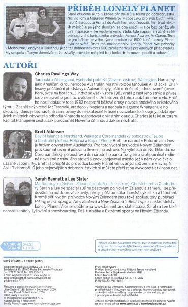 Náhled Nový Zéland - Lonely Planet, 1.  vydání