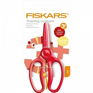 Fiskars Trénovací nůžky - červené od 3 let