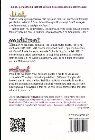 Náhled Jíst, meditovat, milovat, 3.  vydání