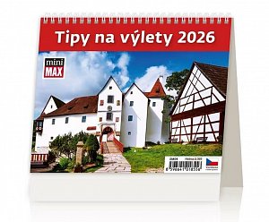 Kalendář stolní 2026 -  MiniMax Tipy na výlety