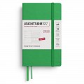 Weekly Planner & Notebook 2026 Pocket (A6) Spring Leaf