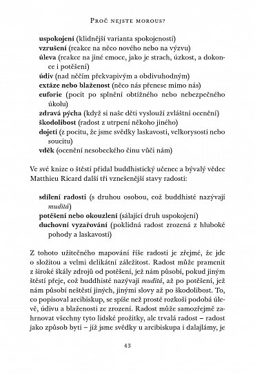 Náhled Kniha radosti - Jak být trvale šťastný v dnešním proměnlivém světě
