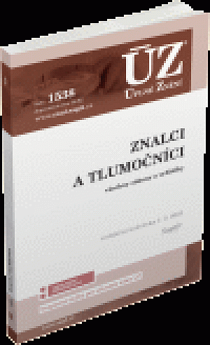 ÚZ 1538 Znalci a tlumočníci