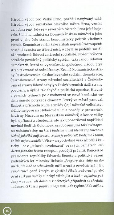 Náhled Brno účtující - Průvodce městem 1945–1946