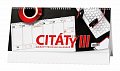 Pracovní kalendář Citáty 2026 - stolní kalendář