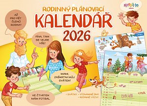 Rodinný plánovací kalendář 2026