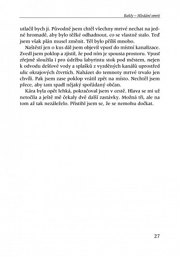 Náhled Bakly - Hledání smrti