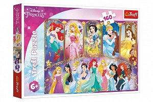 Trefl Puzzle Disney Princess - Portréty princezen / 160 dílků