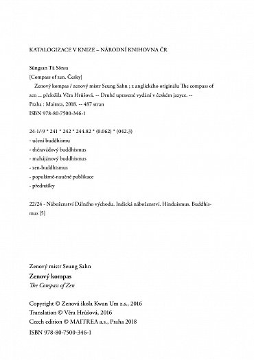 Náhled Zenový kompas