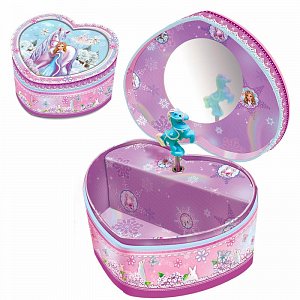 Šperkovnice s koníkem ve tvaru srdce - fialová