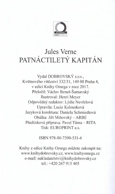 Náhled Patnáctiletý kapitán