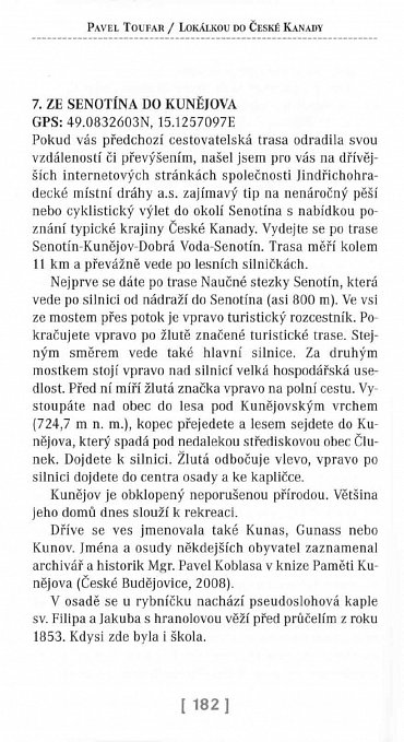 Náhled Lokálkou do České Kanady...a opačným směrem