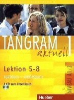 Tangram aktuell 1: Lektion 5-8: Kursbuch + Arbeitsbuch mit Audio-CD