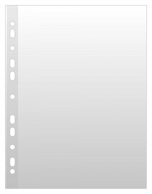 DONAU prospektový obal, A4, hladký, PP, 50 µm, 100 ks, transparentní