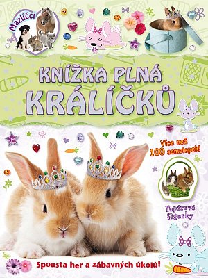 Knížka plná králíčků - samolepky a figurky