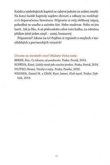 Náhled Vztahy aneb 7+1 osudových omylů